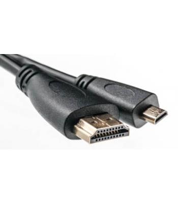 Cable HDMI - micro HDMI, 1.5m, gold plated, 1.3 ver