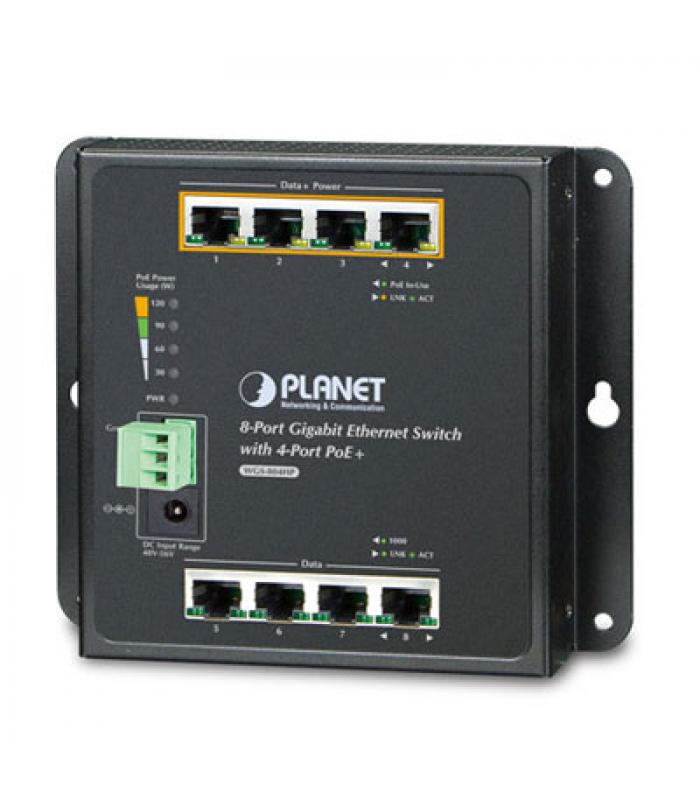 PoE switch 4ch (total 8ch), 1000Mbps