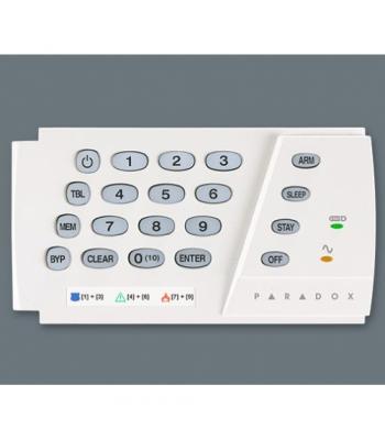 K636 10 zonu LED klaviatūra