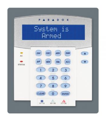 K641 klaviatūra ar LCD displeju