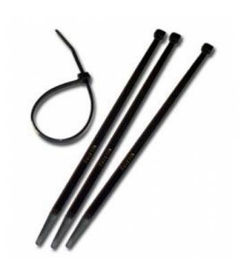 100 x 2,5 mm Savilcējs, melns, 100.gb.