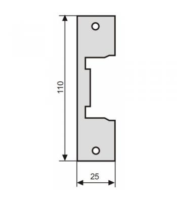 Plāksne el. sprūdiem 110 mm