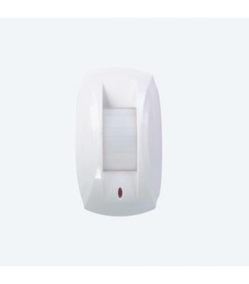Wireless dual tech with intelligent direction recognition curtain style detector