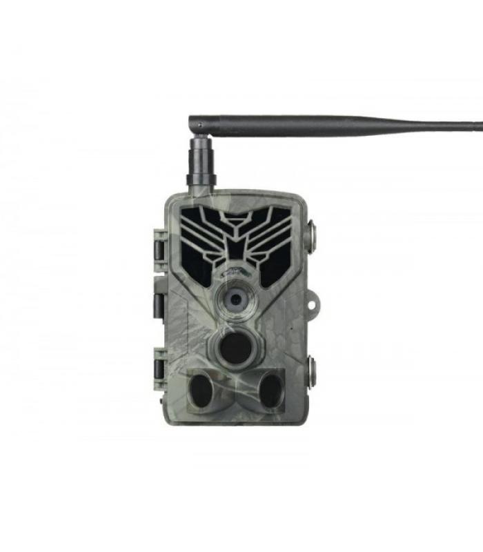 NHC-6004G-Li, Mednieku kamera atbalsta 4G mobilos tiklus, Foto 20MP, Video 1080p , Litija Akumulators