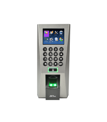 Biometriskais Pieejas un darba laika uzskaites kontrolieris pēc pirkstu nospiedumiem