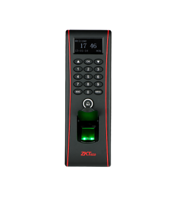 Biometriskais Pieejas un darba laika uzskaites kontrolieris pēc pirkstu nospiedumiem