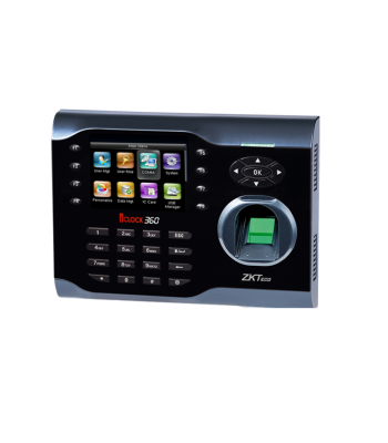 Darba laika uzskaites Kontrolieris pēc pirkstu nospieduma, 3,5” displejs